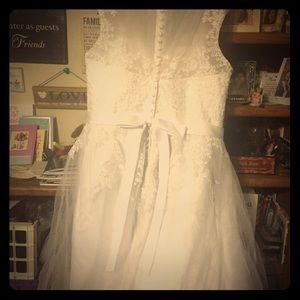 Tea length wedding dress